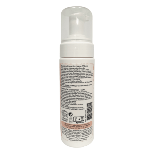 Citrus Facial Cleansing Foam - Certified organic - Ladykheira Lab