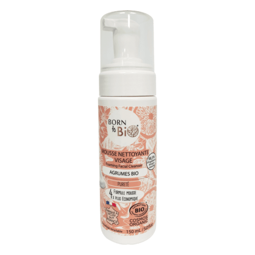 Citrus Facial Cleansing Foam - Certified organic - Ladykheira Lab