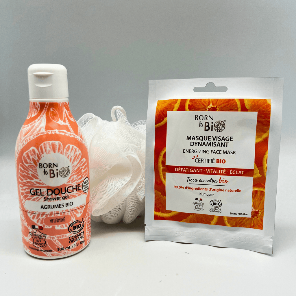 Masque visage Dynamisant en coton - Certifié Bio - Ladykheira Lab