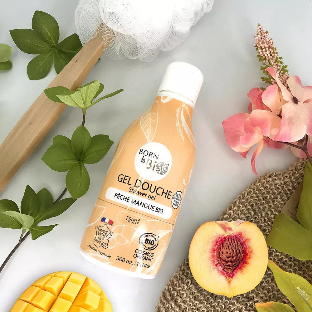 Peach Mango Shower Gel - Certified organic - Ladykheira Lab